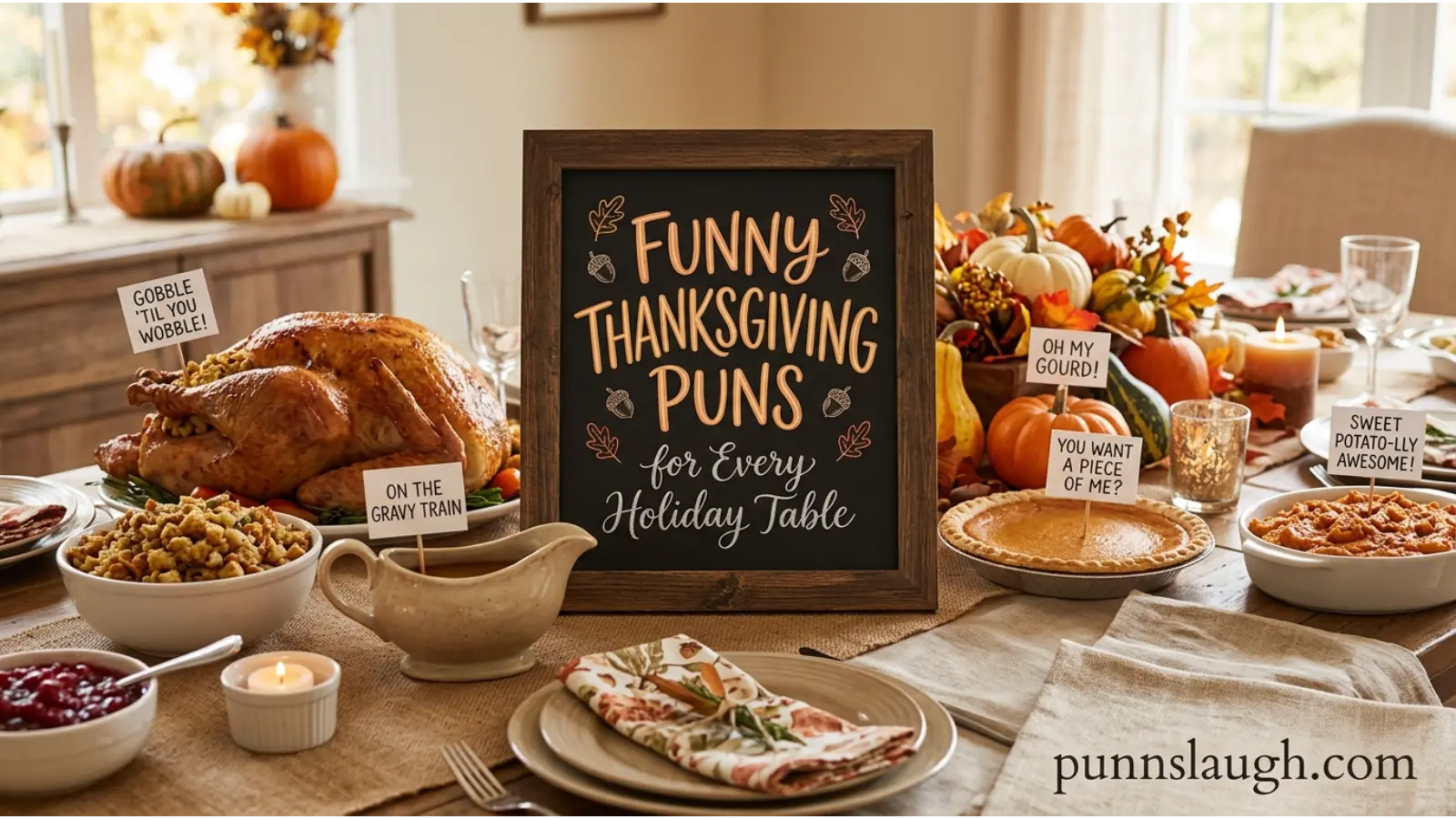 Funny Thanksgiving Puns for Every Holiday Table