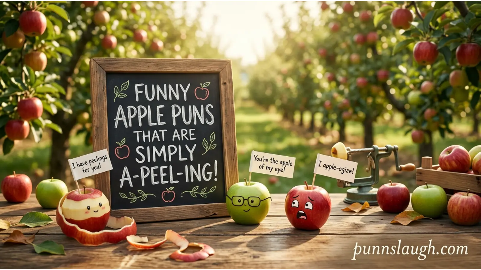 Funny Apple Puns That Are Simply A Peel ing